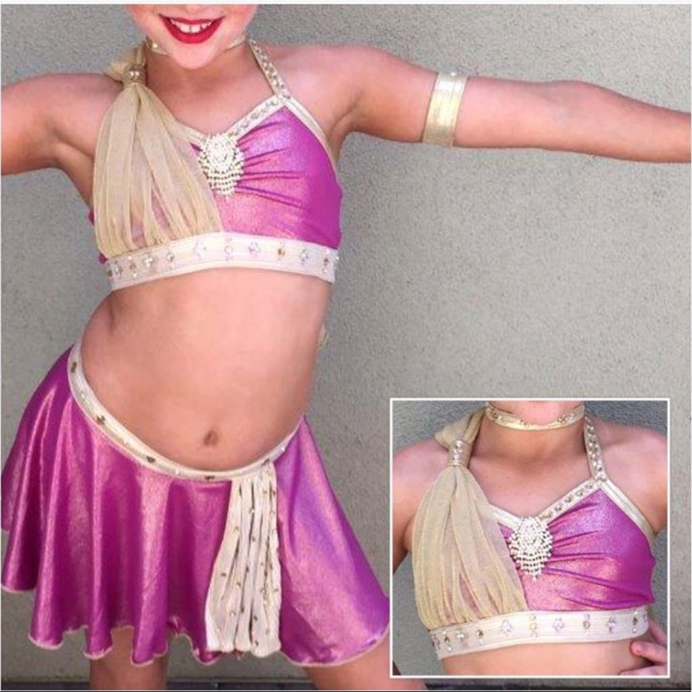 Jazz or musical theater dance costume child 7-8-9